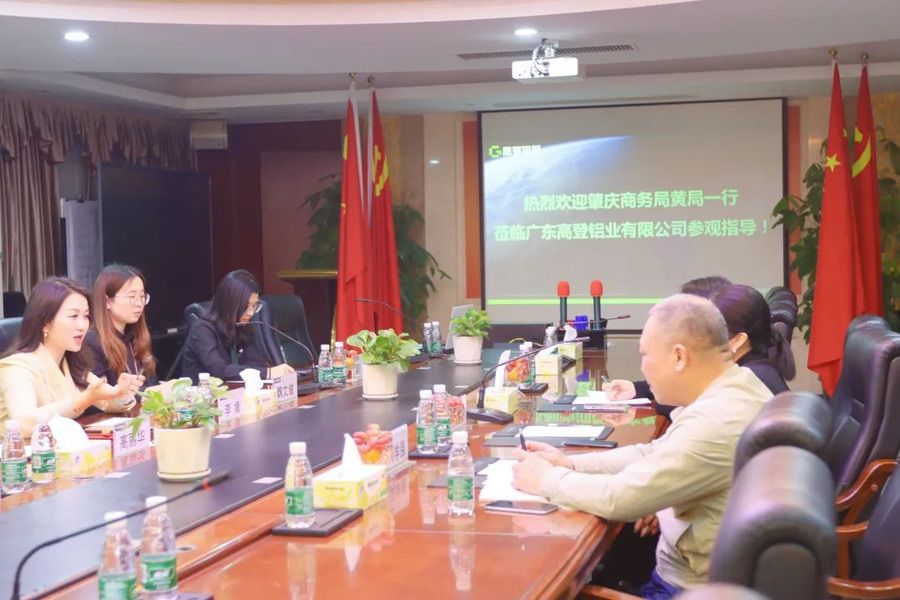 肇庆市商务局领导莅临乐虎国际lehu88调研指导！
