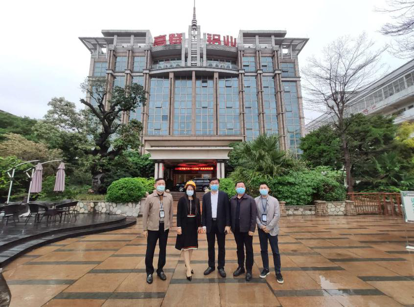 四会市政协主席欧爱民等领导莅临乐虎国际lehu88铝业调查复工复产工作